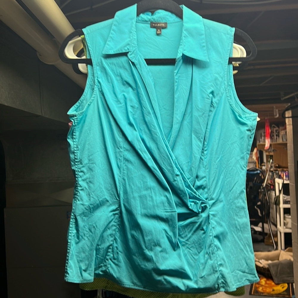 Talbots sleeveless structured